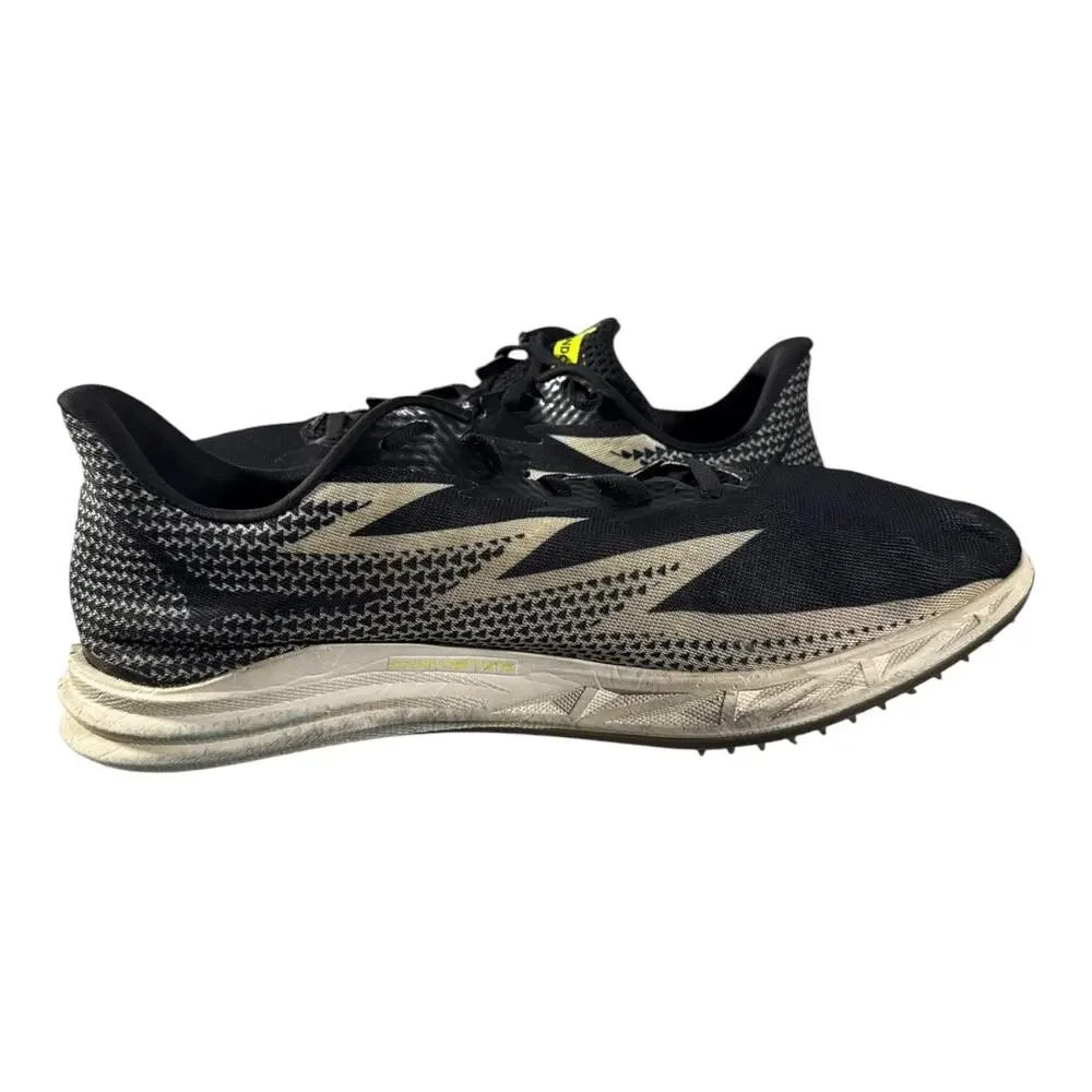 Hoka One Men’s Crescendo MD Black Running Track Sneakers 1134520 BWHT Size 12 W - Picture 9 of 10